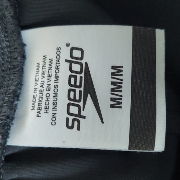 SPEEDO Man's Tech Warm Up gray  moisture wicking drawstrings waist Pants size M - Picture 9 of 9